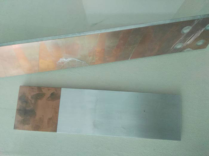 barre d’autobus bimétallique en aluminium de cuivre
